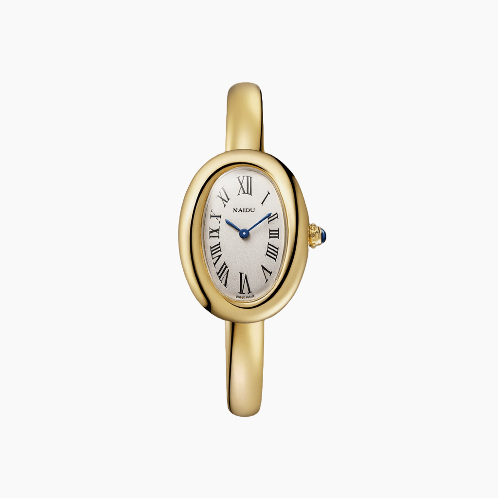 Naidu Oval Watch Gold
