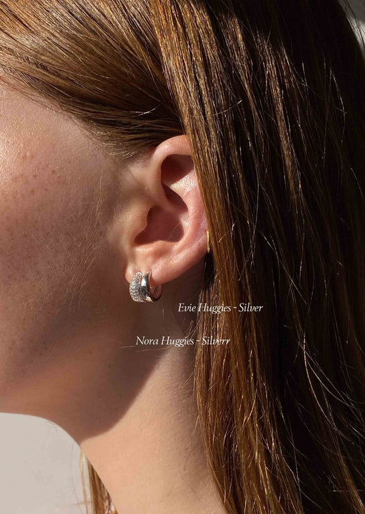 Nora Earrings - Silver