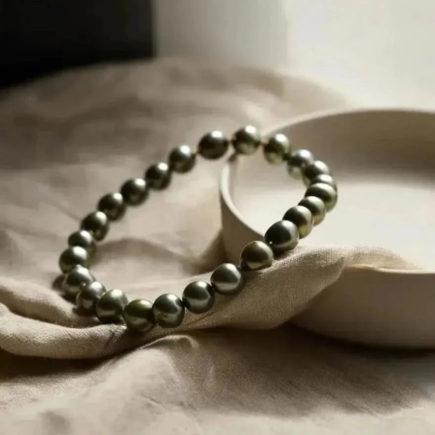 Pyrite Bead Bracelet