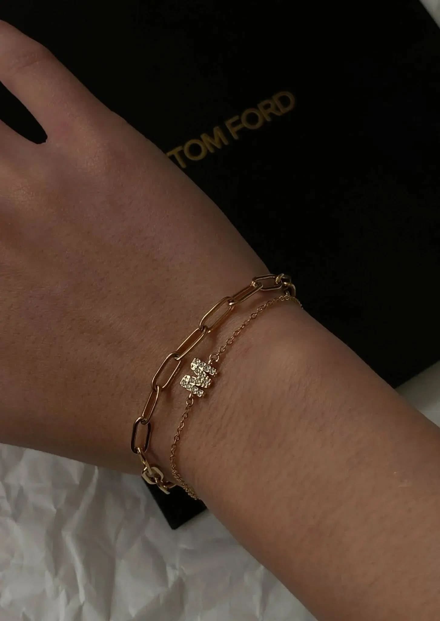 Lima Initial Bracelet