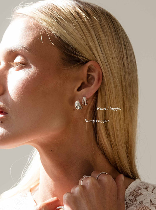 Rhea Earrings - Silver