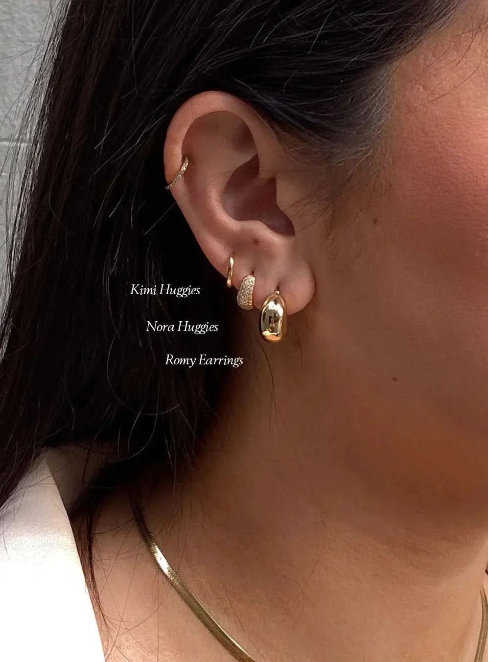 Rome Earrings - Gold
