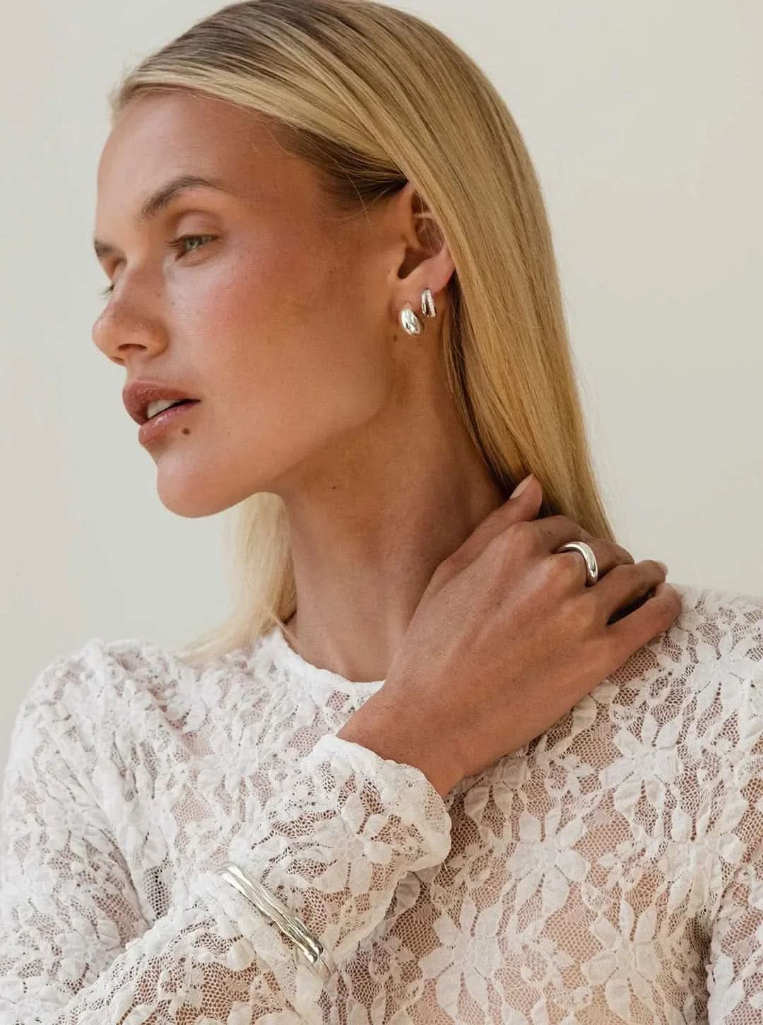 Rom Ohrringe - Silber