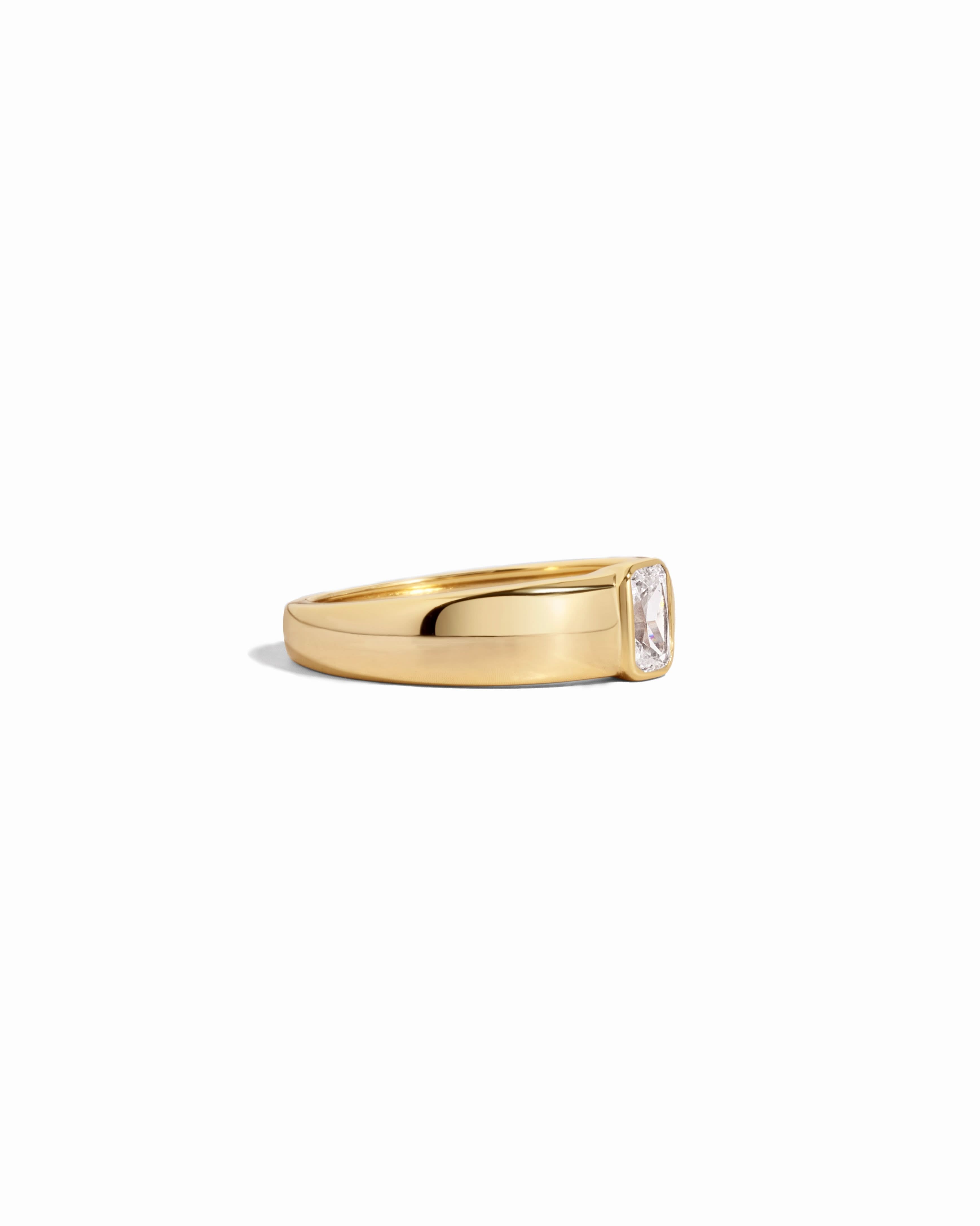 Baguette Dome Ring
