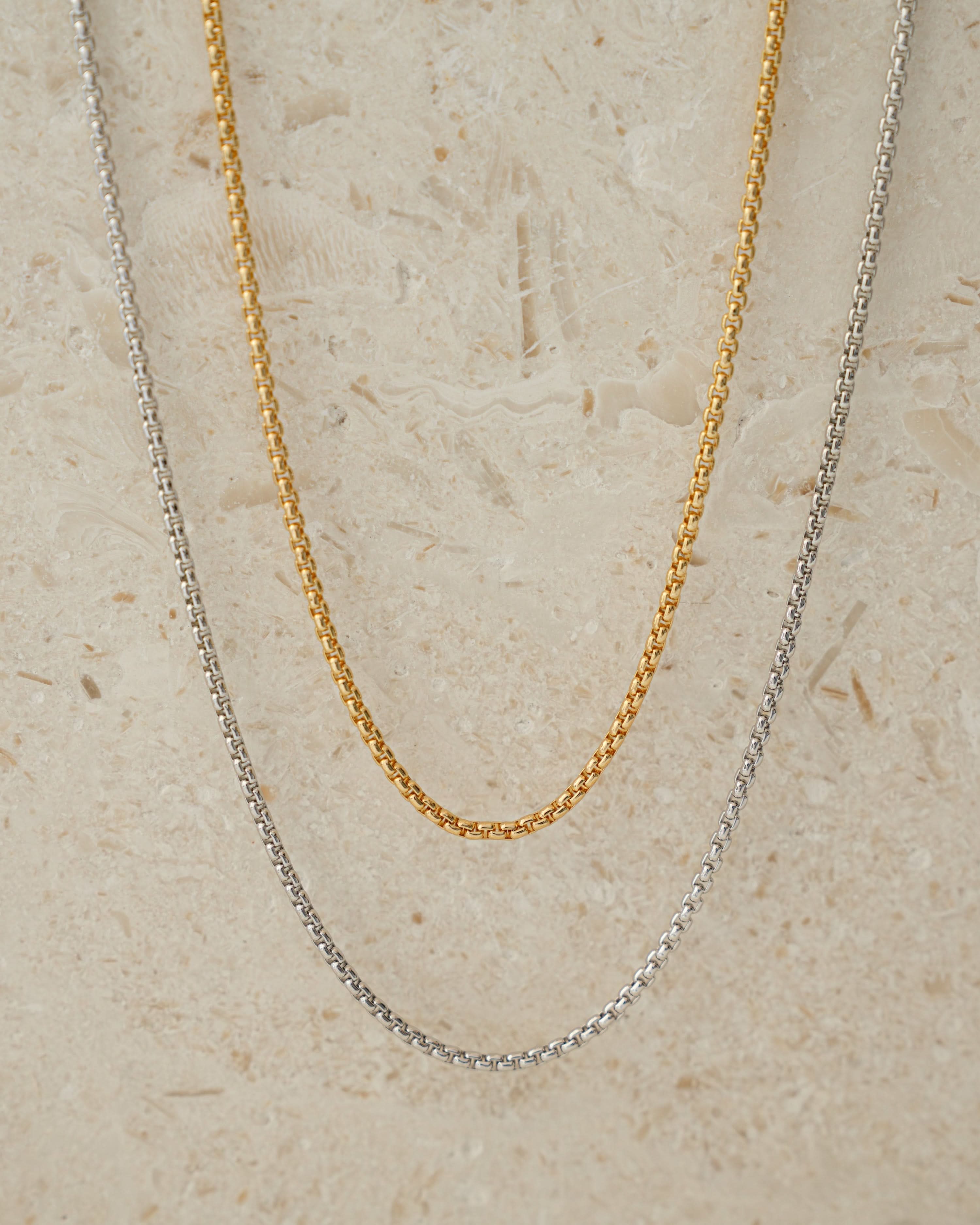 Rounded Box Chain Necklace