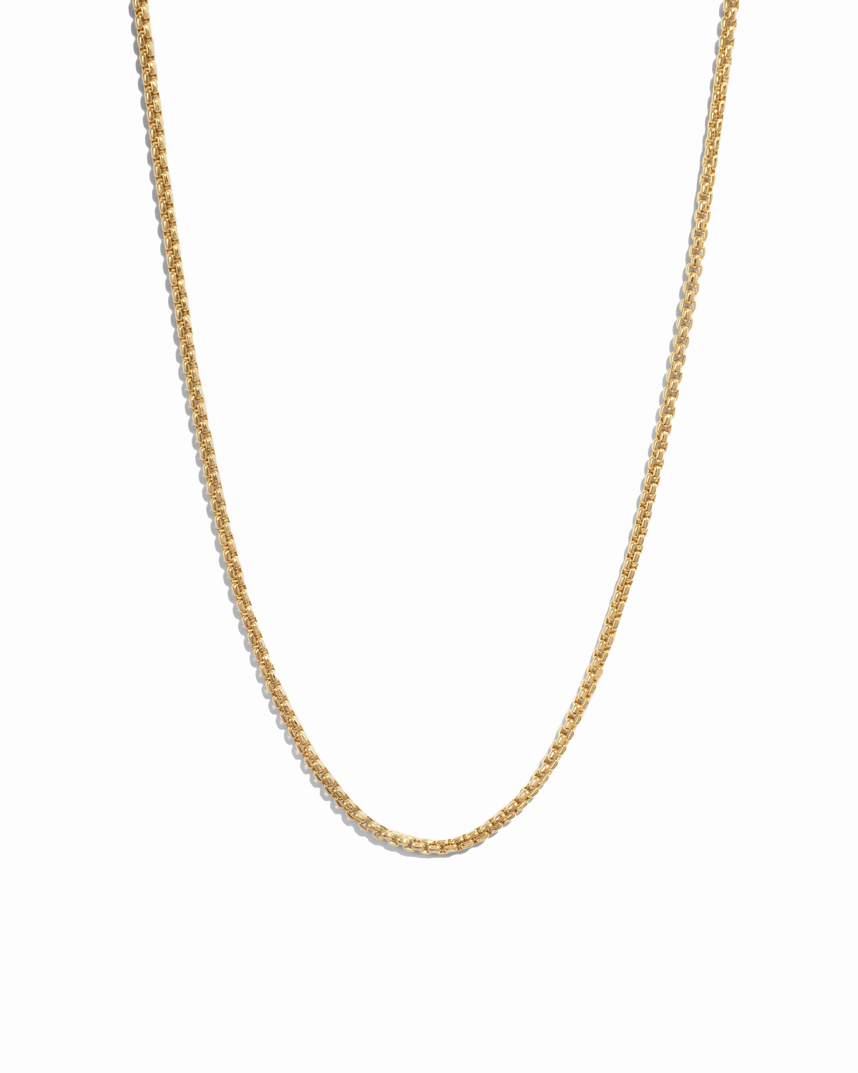 Rounded Box Chain Necklace