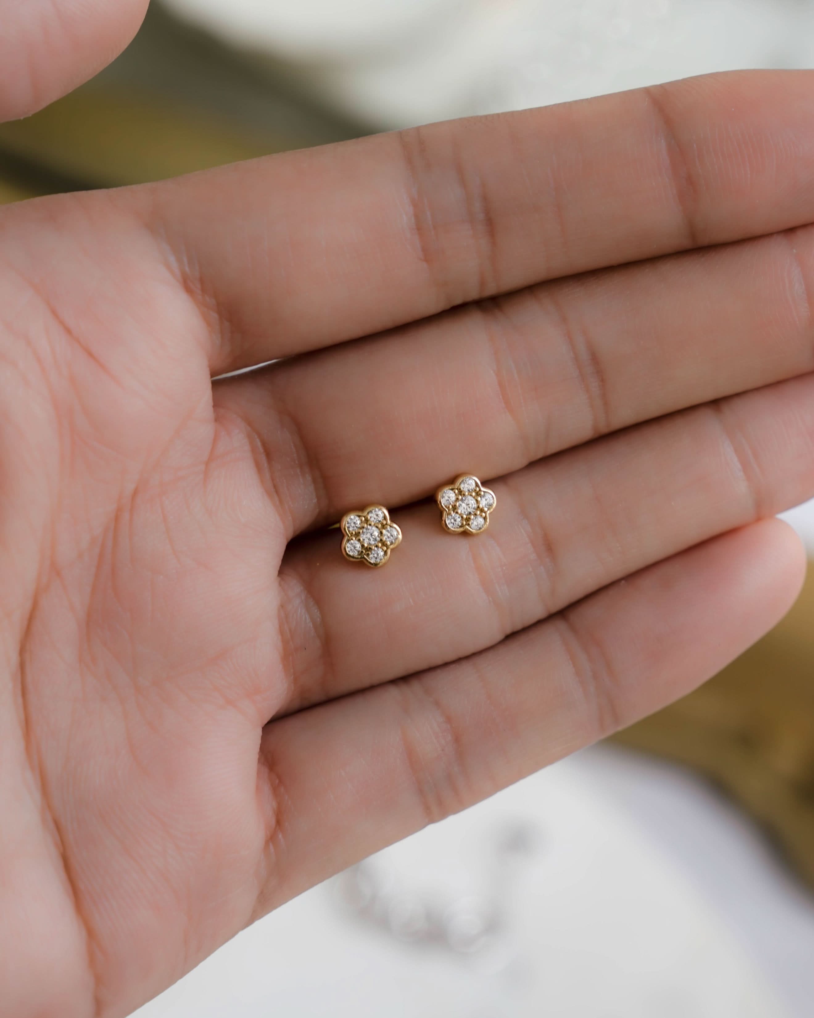 Floral Studs