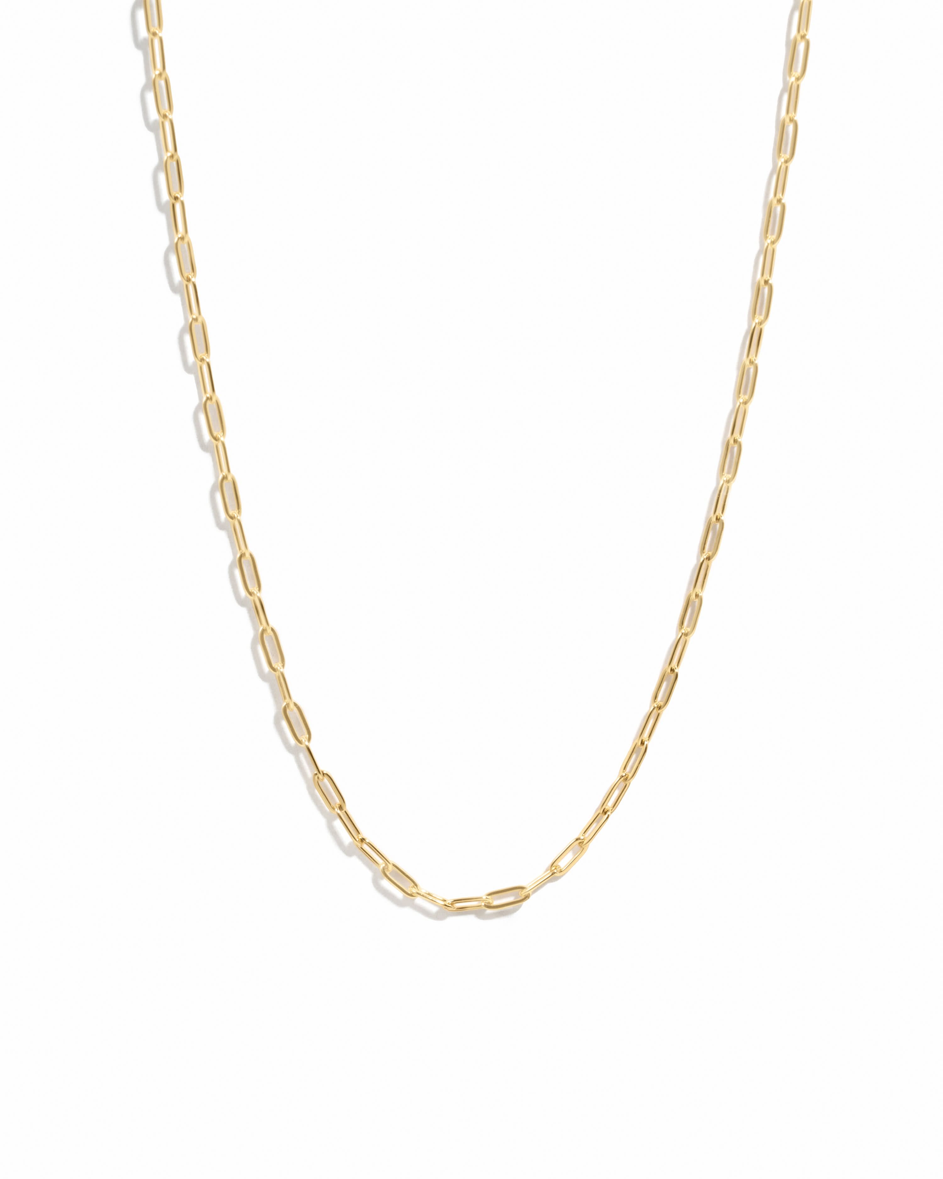 Tiny Link Paperclip Necklace