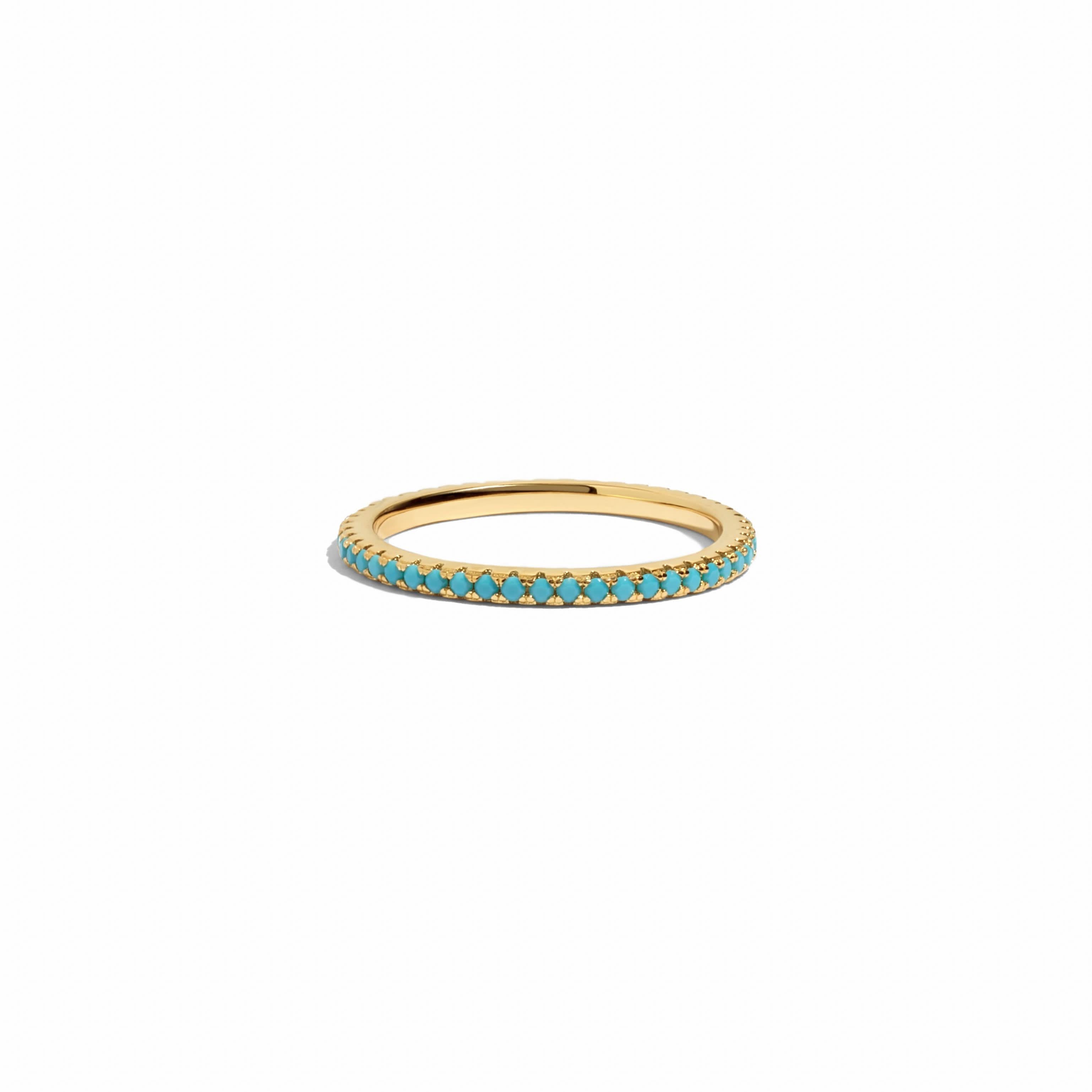 Turquoise Eternity Ring