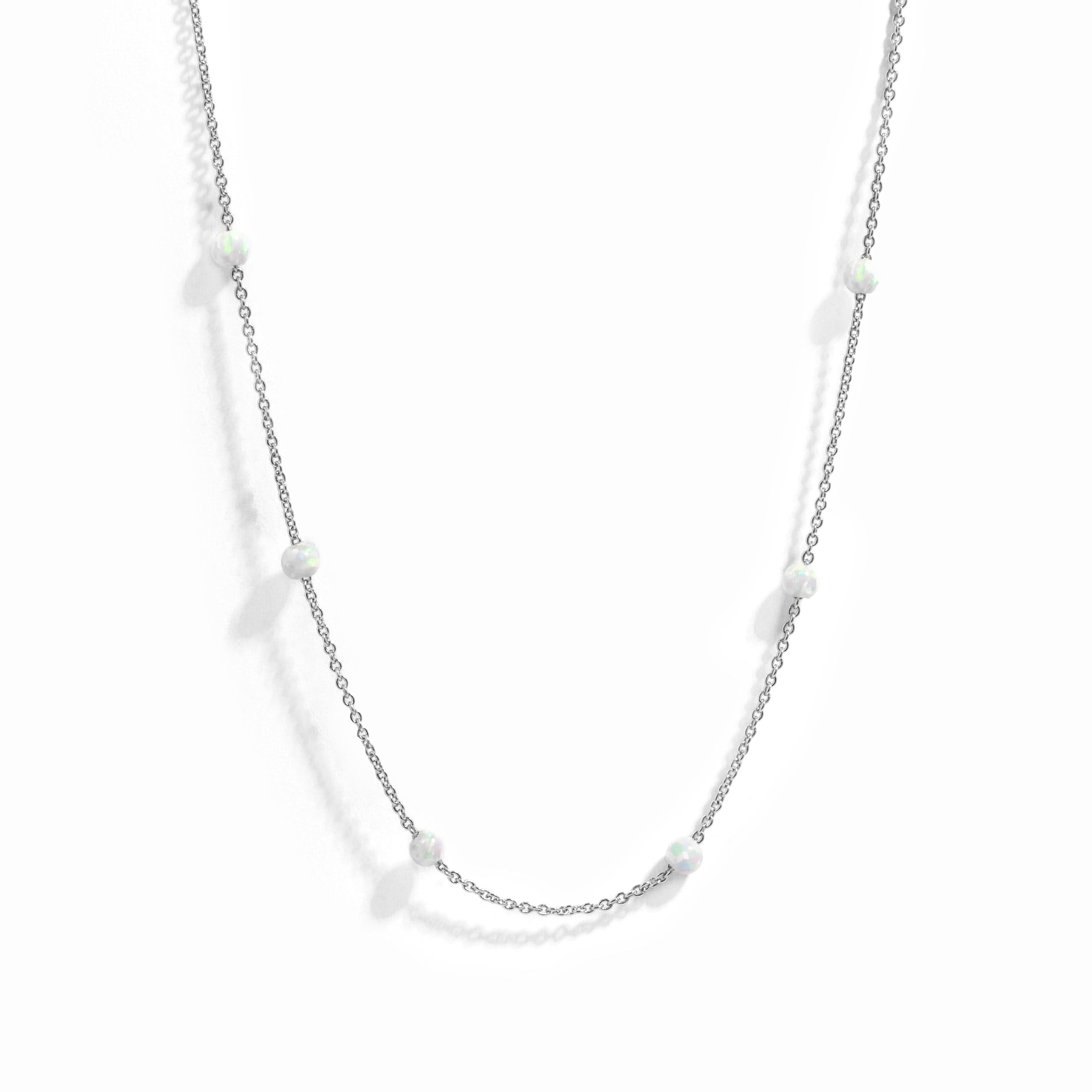 Opal Beaded Necklace