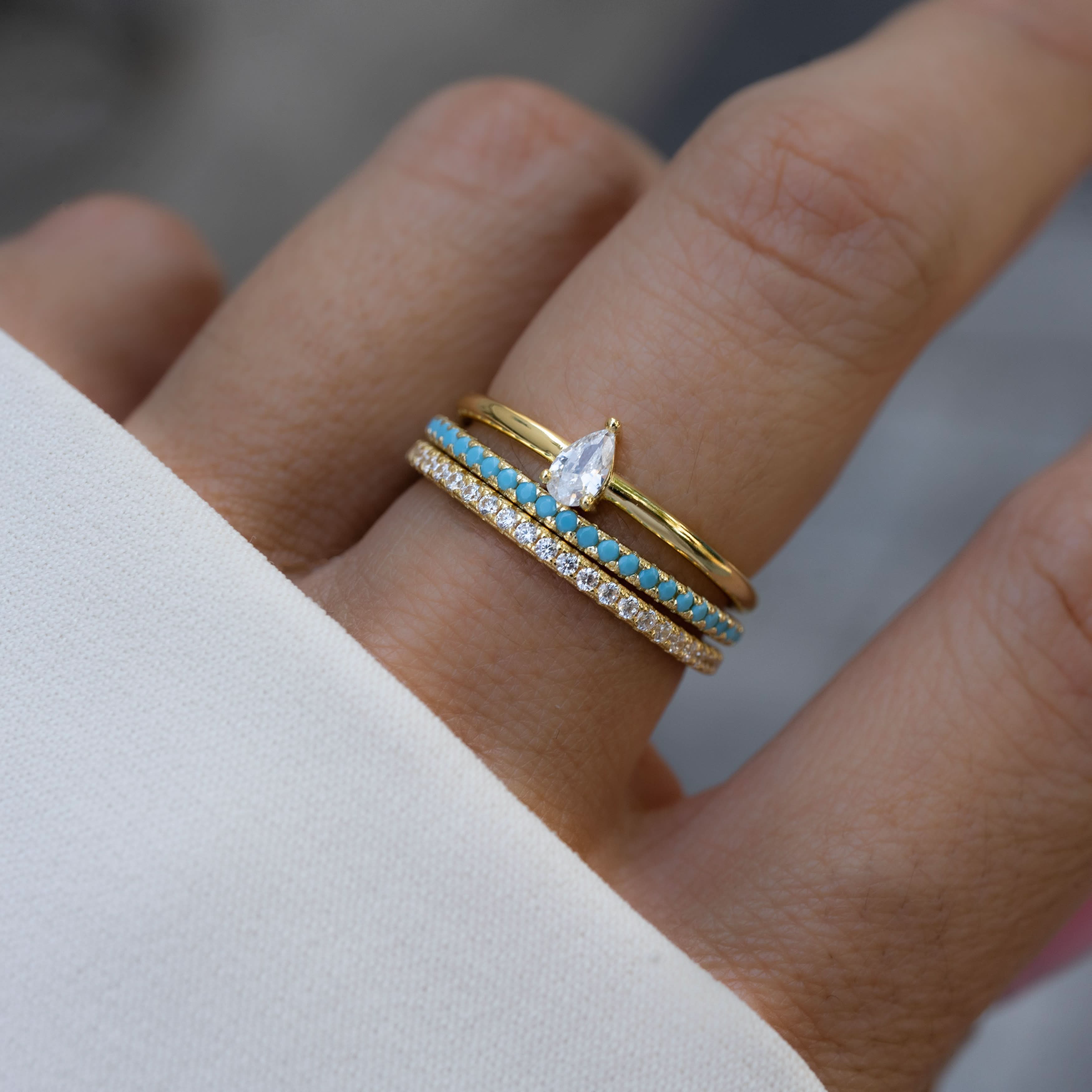 Turquoise Eternity Ring